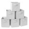 Casafield Set of 6 Collapsible Fabric Cube Storage Bins - Foldable Cloth Baskets for Shelves, Cubby Organizers & More